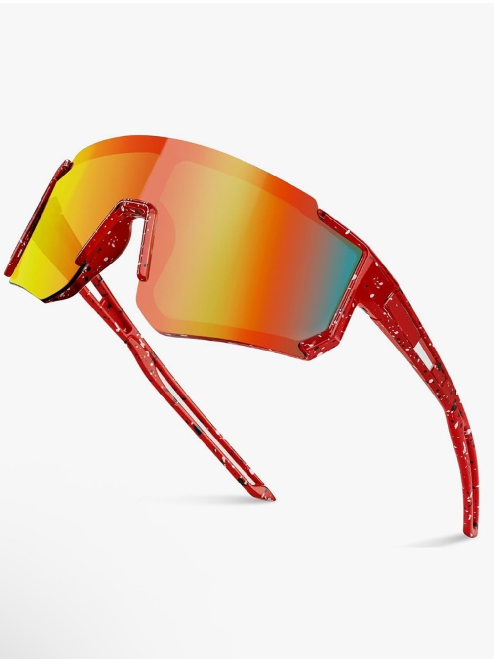 Polarized Orange Kids Sunglasses UV400 Youth Sunglasses Unisex Kids Ages 8-14